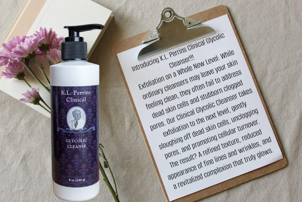 Introducing K.L. Perrins Clinical Glycolic Cleanser: The Ultimate Skincare Breakthrough!